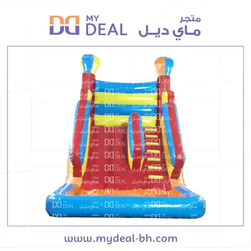 زحليقة مائية مع مسبح وسلم 5 × 3.60 × 4.50 متر
