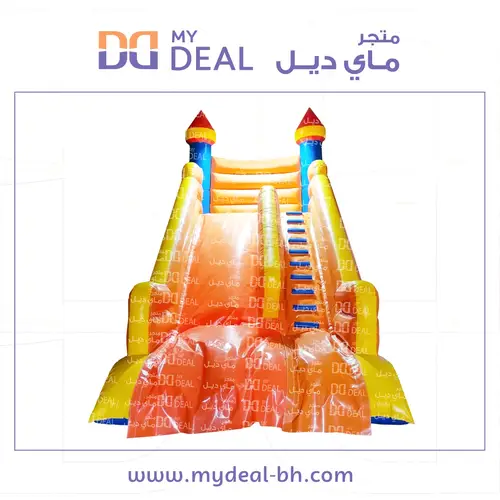 زحليقة هوائية مع سلم ومساكات يد 6* 4* 6 متر