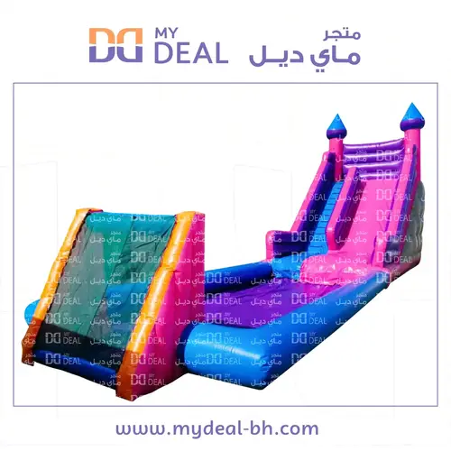 زحليقة مع ملعب صابوني الطول ١٥ متر العرض ٤ متر الارتفاع ٧ متر 
