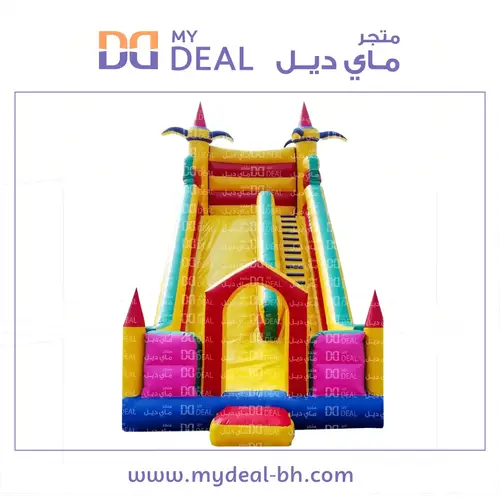 زحليقة مع جدار وبوابة 8.70*4*8 متر