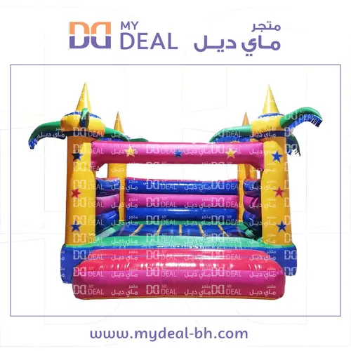 بيت هزاز هوائية مع درج كبير واعمدة مشجرة 4 * 4 متر