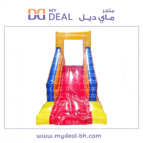 زحليقة هوائية مع سلم ومساكات يد 5.70 *2.10* 4 متر
