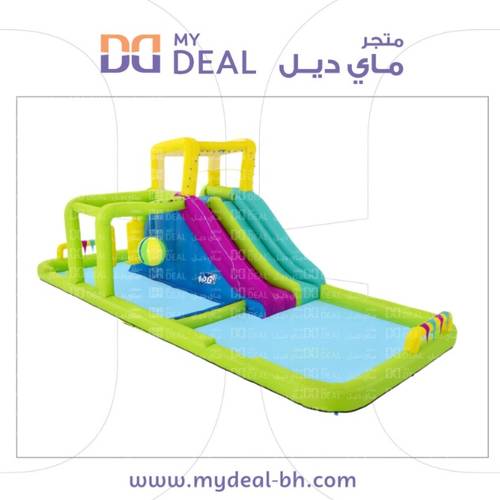 زحليقة مائية مع حوض التحدي 7.1×3.1×2.6متر تكفي 12 طفل