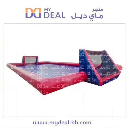 ملعب صابوني مع أقوال الطول ٢٠ متر العرض ١٠ متر 