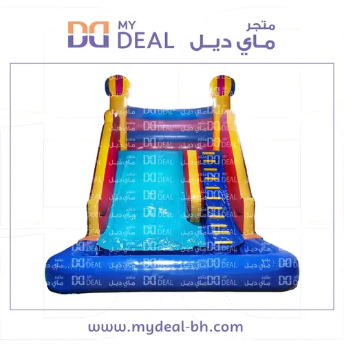 زحليقة مع مسبح وسلم طول 7 عرض 4.5 ارتفاع 7 متر