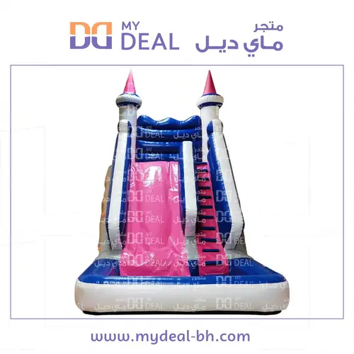 زحليقة مع حوض مائي الطول ٦ متر العرض ٤ متر ارتفاع ٦ متر 
