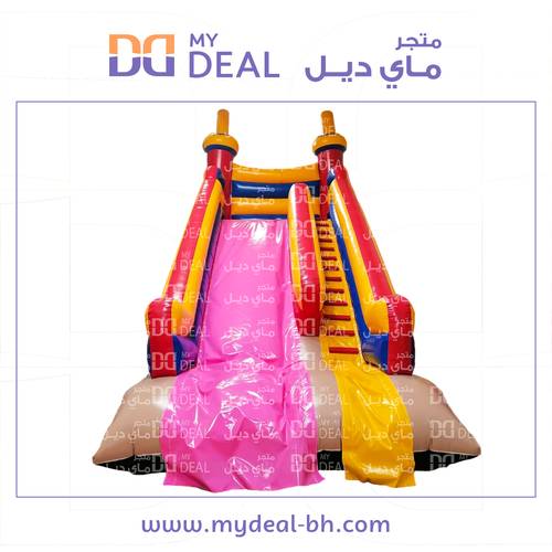 زحليقة هوائية مع سلم ومساكات يد الطول 7*4*7 متر