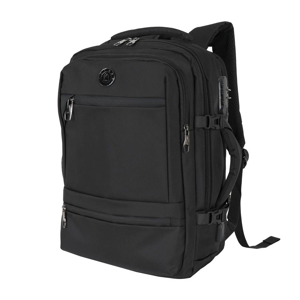 18-inch laptop backpack ASSODA with lock + waterproof USB