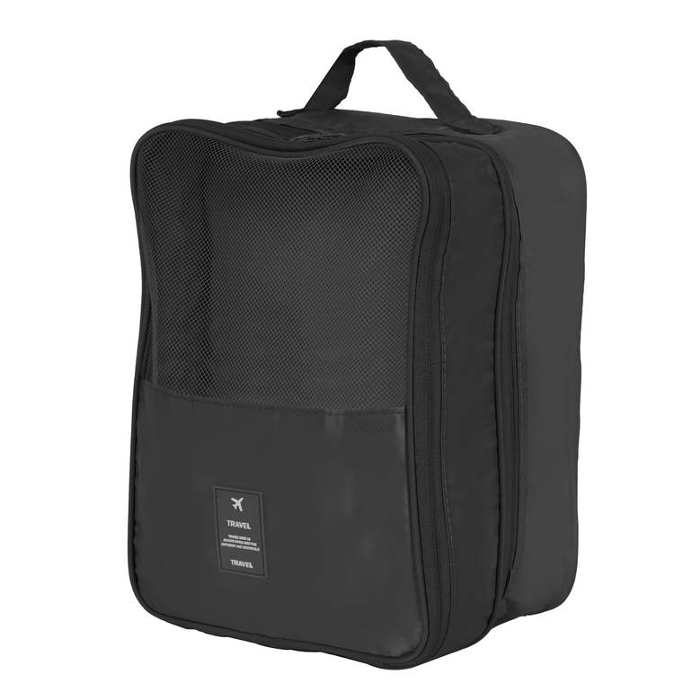 Bag to organize your belongings and store your shoes Multi use and water-resistant - BLACK