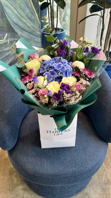 Blue bouquet 