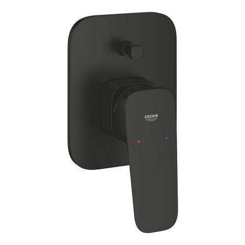 خلاط دش جروهي اسود GROHE Cubeo Single-lever bath mixer 1/2″
