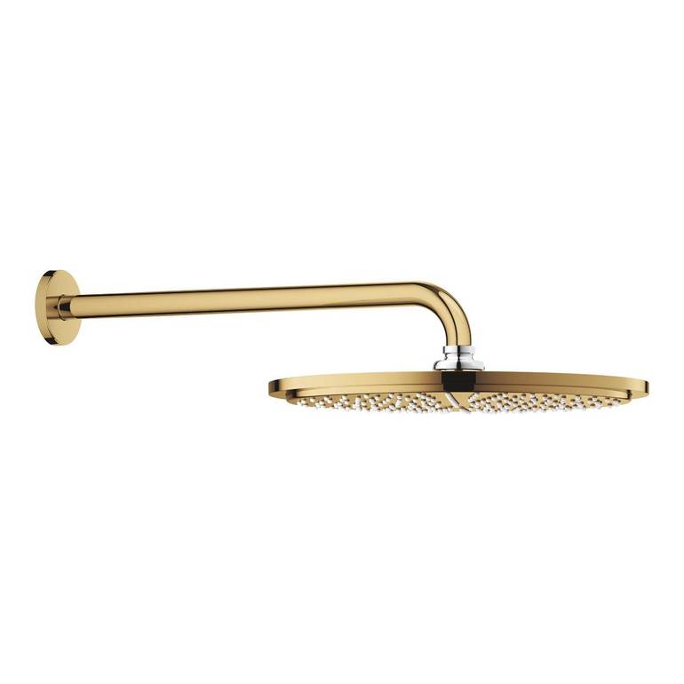 راس شور جروهي ذهبي لامع RAINSHOWER COSMOPOLITAN 310 HEAD SHOWER SET 380 MM, 1 SPRAY GROHE
