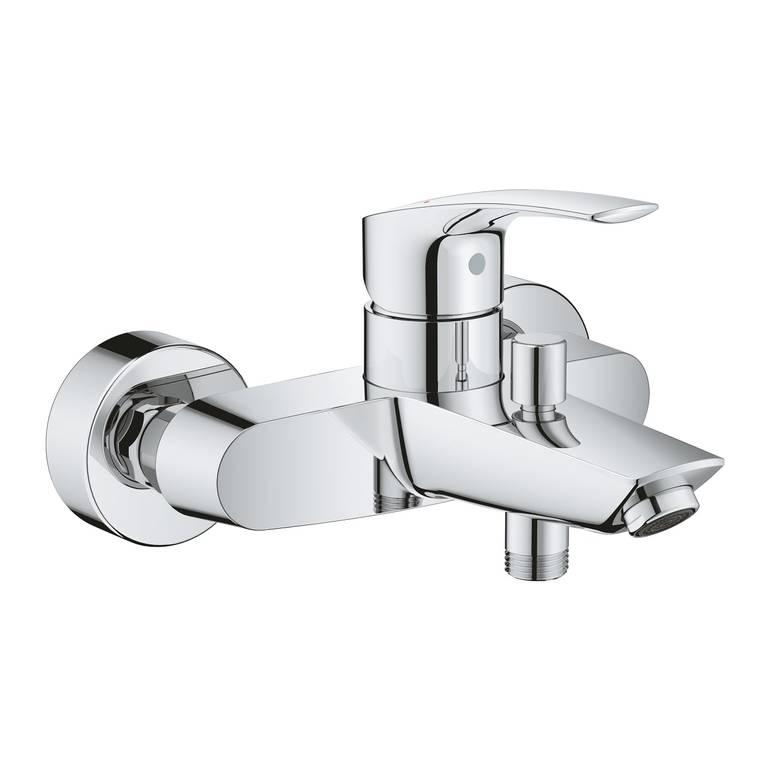 Eurosmart GROHE خلاط البانيو كروم جروهي