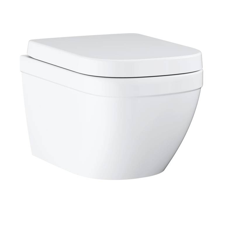 كرسي معلق جروهي ابيض جروهي EURO CERAMIC WALL HUNG WC SET GROHE