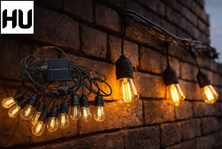 عقد إضاءة LED طاقة شمسية 10 متر (10 لمبات) 
