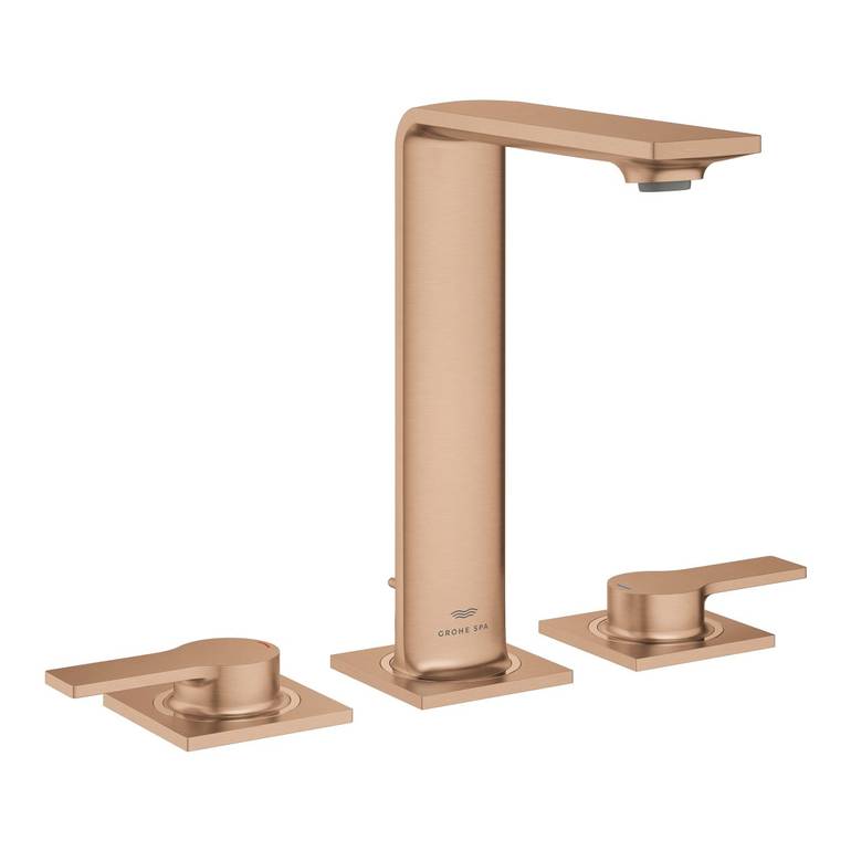 خلاط مغسلة جروهي 3 قتحات برونزي ALLURE 3-HOLE BASIN MIXER 1/2″ M-SIZE GROHE