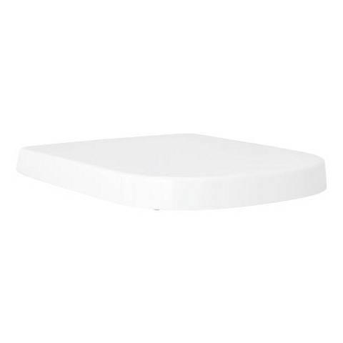 غطاء كرسي جروهي معلق ابيض Euro Ceramic WC seat soft close GROHE