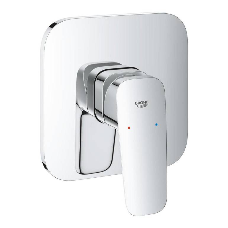 وجه جروهي كروم مربع خط واحد GROHE CUBEO SINGLE-LEVER SHOWER MIXER