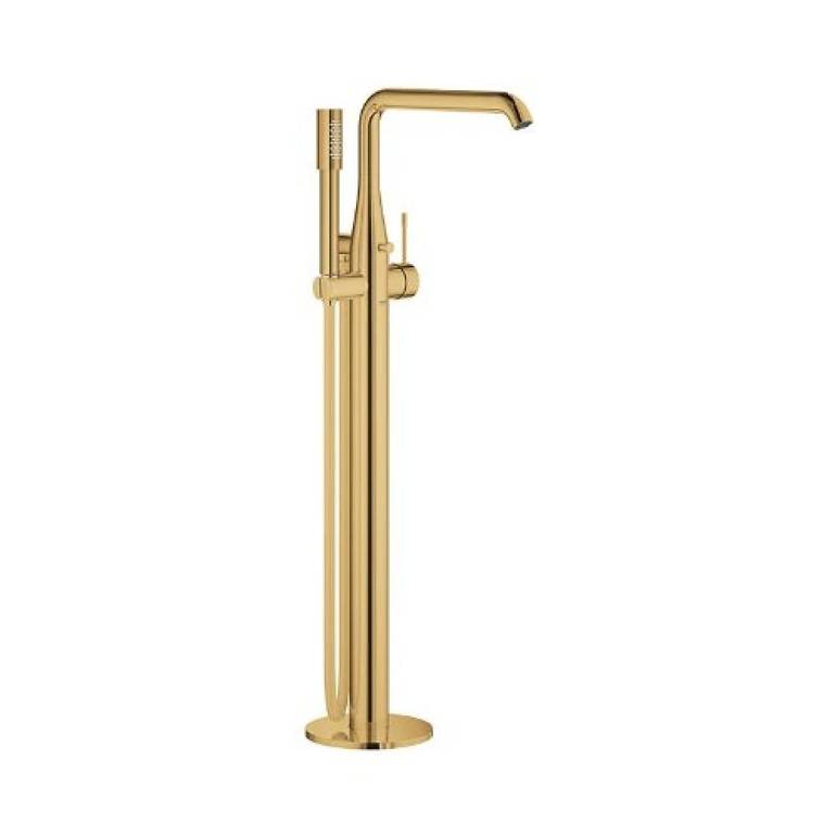 خلاط بانيوا ارضي ذهبي جروهي ESSENCE SINGLE-LEVER BATH MIXER 1/2″, FLOOR MOUNTED GROHE