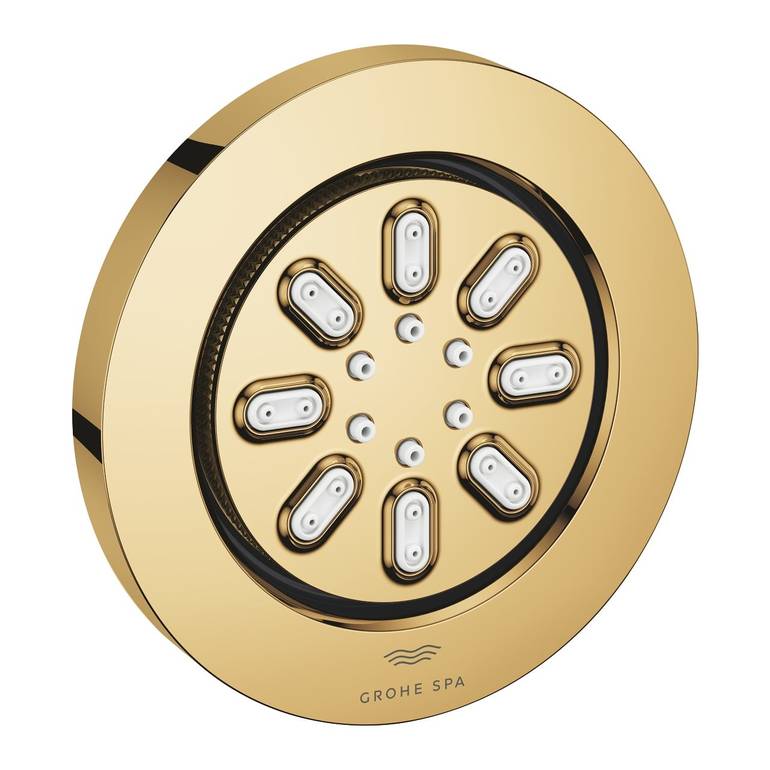 جيت جروهي ذهبي RAINSHOWER AQUA BODY SPRAY ROUND 2 SPRAY GROHE