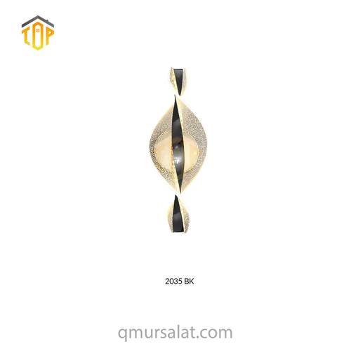 إضاءة جدارية LED مودرن حلزونية أسود - TOP