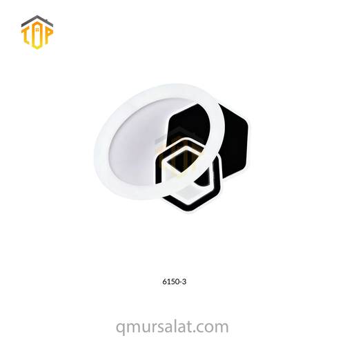 إنارة سقف LED دائرية متداخلة فاخرة – TOP