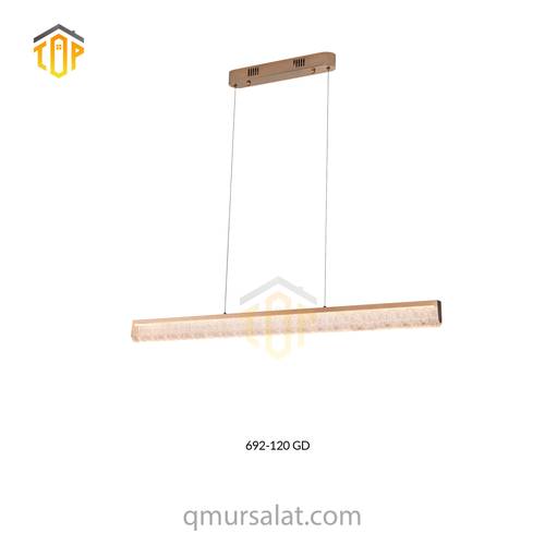 ثريا LED خط مستقيم ذهبية – TOP