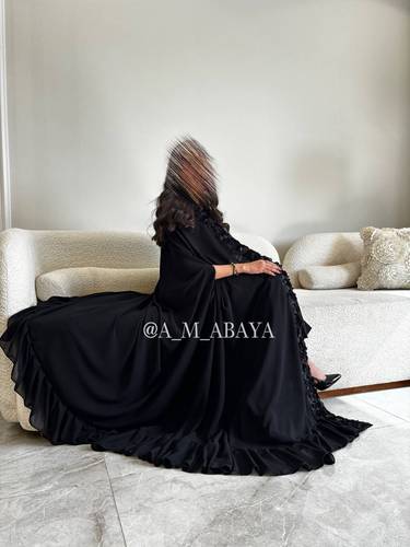 عبايه (كاميليا) قصه كيب قماش شيفون مورد