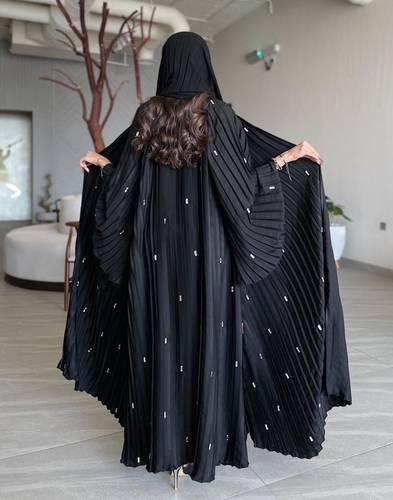 عبايه شك يدوي  كريستال سوارفسكي تكسير 