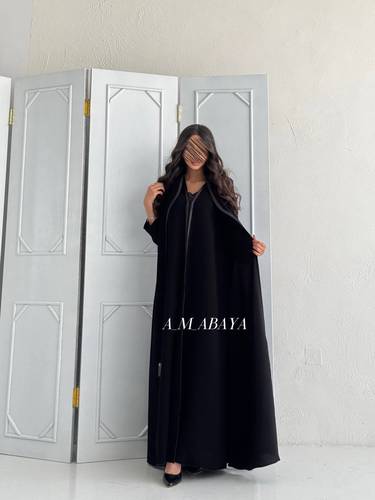 عبايه (روز)قماش كريب 