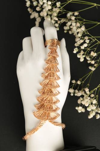 Gold palm with ring - 21k