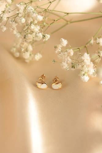 Gold earrings - 18k