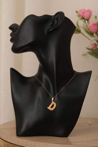 سلسال وتعليقه حرف ( D ) عيار 21