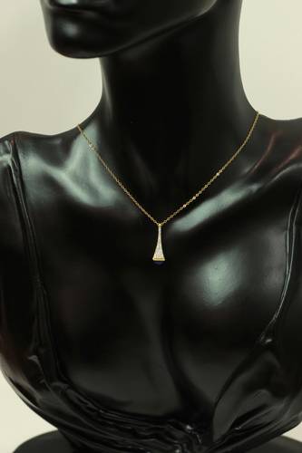 عقد ذهب عيار 18