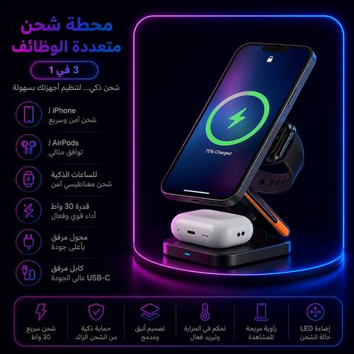 محطة شحن متعددة الوظائف