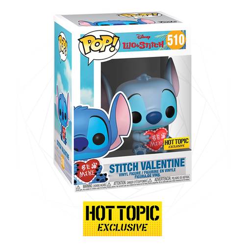 Funko POP! Movies - Lilo & Stitch (Cartoon) - #510 Stitch Valentine - [Hot Topic]