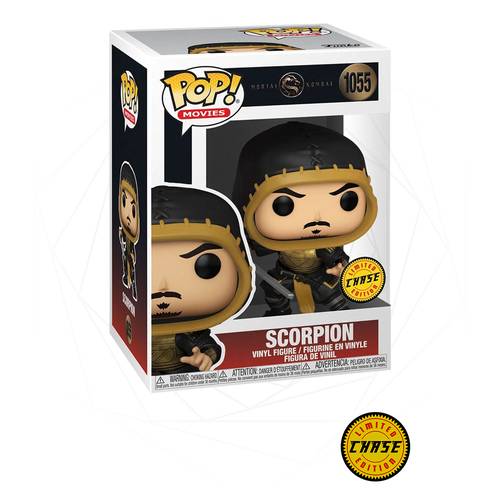 Funko POP! Movies - Mortal Kombat - #1055 Scorpion [Metallic] [Chase]