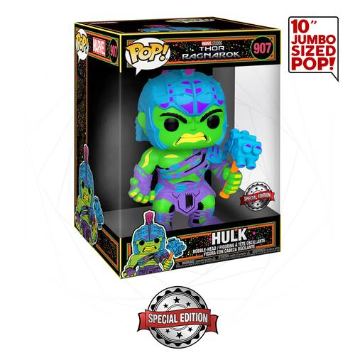 Funko POP! Movies - Thor - Ragnarok - #907 Hulk (Gladiator) (Black Light Glow) [Special Edition]