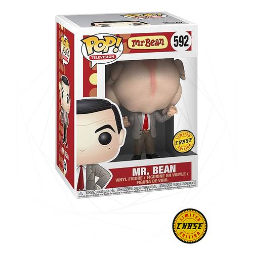 Funko POP! Television - Mr. Bean - #592 Mr. Bean (with Turkey Head) - [Chase]