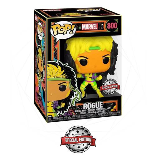 Funko POP! Heroes - Marvel - #800 Rogue (Black Light Glow) [Special Edition]