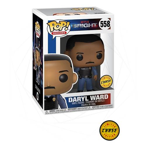 Funko POP! Movies - Netflix - Bright - #558 Daryl Ward (with Wand) - [Chase]