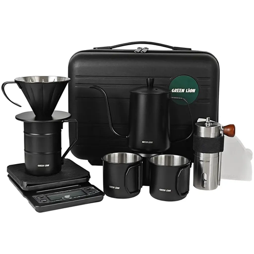 Green Lion V-60 Pro Coffee Maker Set 2-year warranty