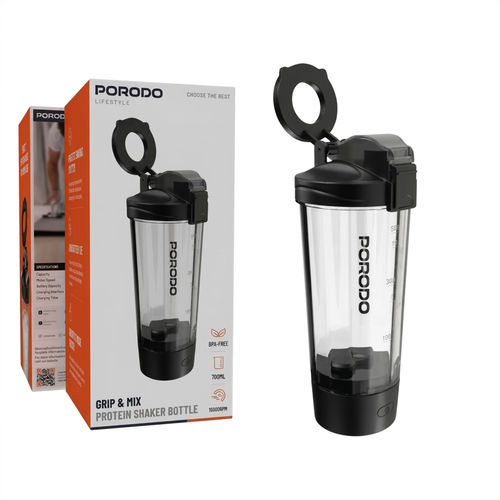 Porodo Lifestyle Grip & Mix Protein Shaker Bottle