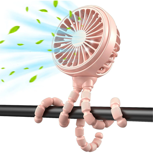 Flexible Tripod Portable Fan - USB Rechargeable - Multi-Use