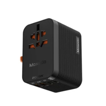 Moxedo 20W Universal Travel Adapter AC Outlet Wall Charger with Ultra-Fast 2 USB-C