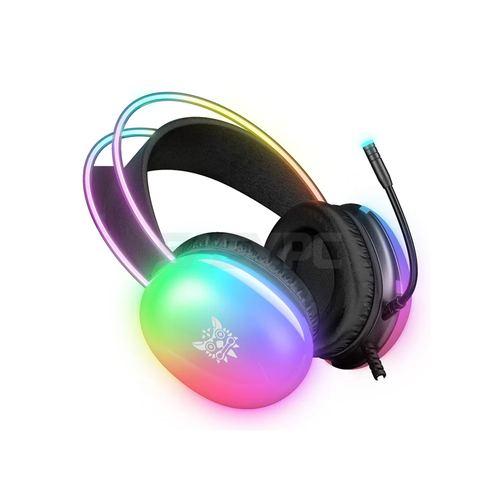 Onikuma X25 RGB Professional Gaming Headset Black Over Ear with Microphone