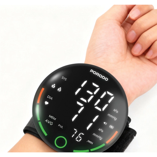 Porodo Smart Blood Pressure Monitor with Large High-Definition Display and 1-Year Warranty