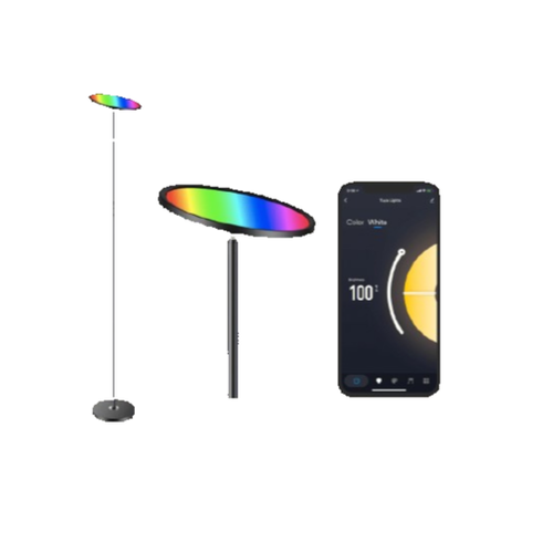 Smart RGB Floor Lamp - Modern Lighting with App Control