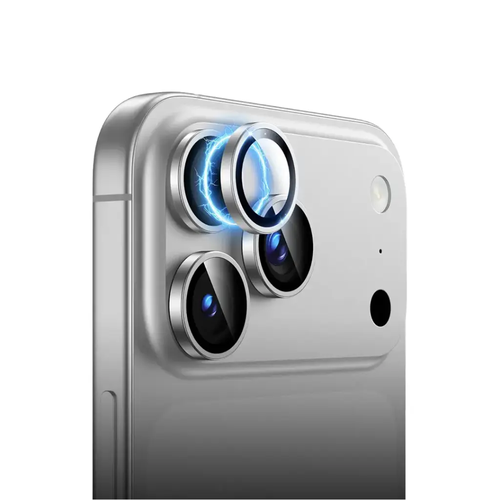 iPhone 17 Pro / Pro Max Camera Lens Protector Green Lion Silver