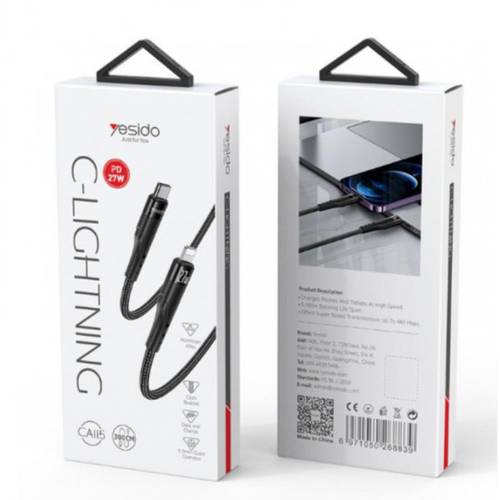 Yesido Type-C Cable To Lightning 3M